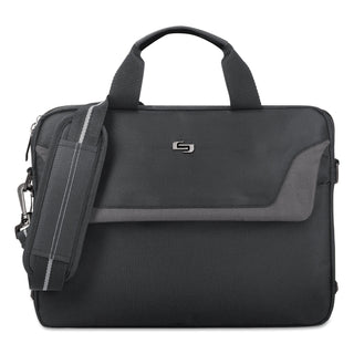 Pro Slim Brief, Fits Devices Up to 14.1", Polyester, 14 x 1.5 x 10.5, Black