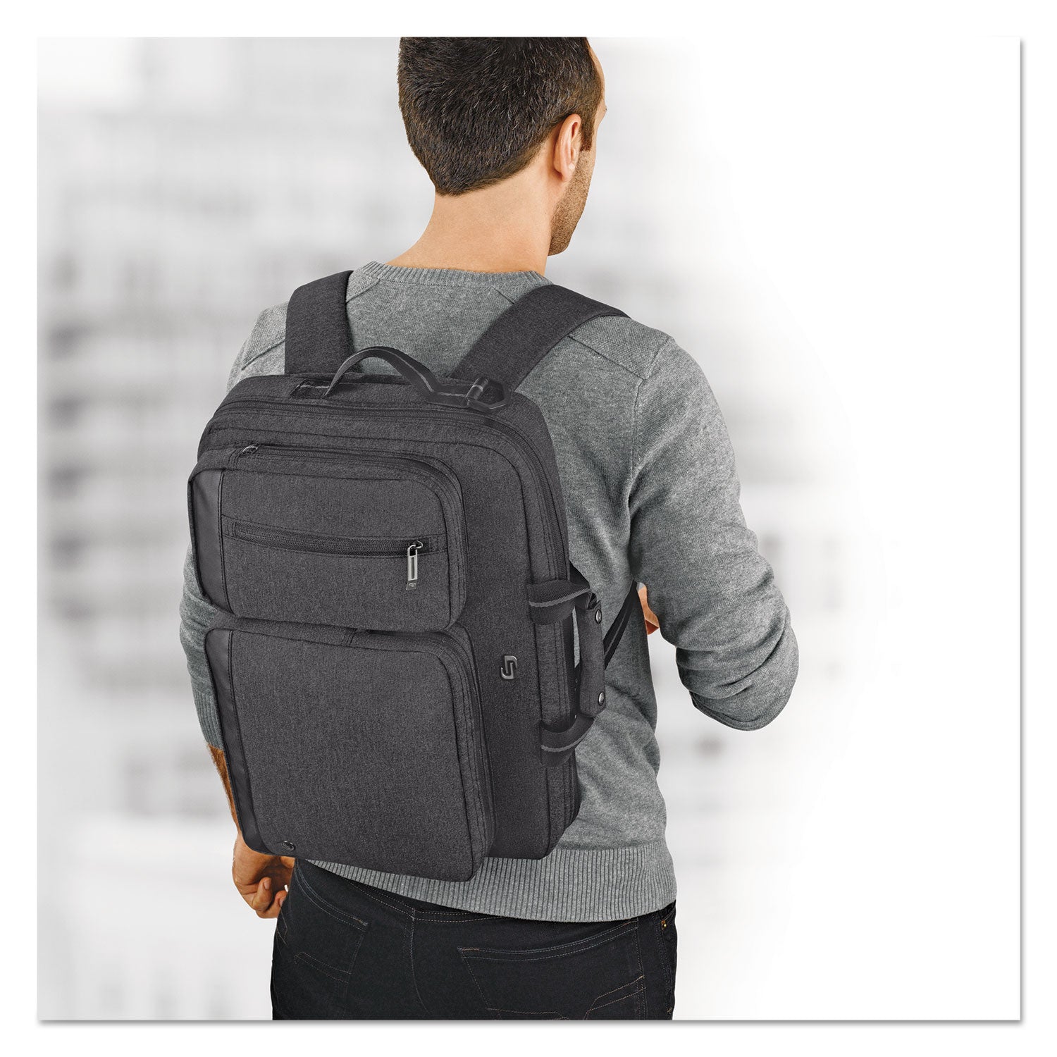 urban-hybrid-briefcase-fits-devices-up-to-156-polyester-1675-x-4-x-12-gray_uslubn31010 - 2