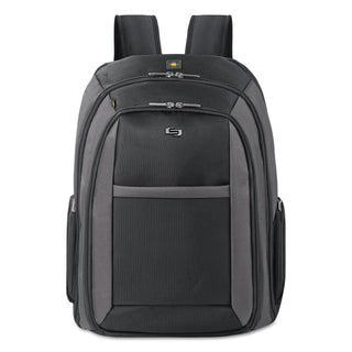 Pro CheckFast Backpack, Fits Devices Up to 16", Ballistic Polyester, 13.75 x 6.5 x 17.75, Black - 