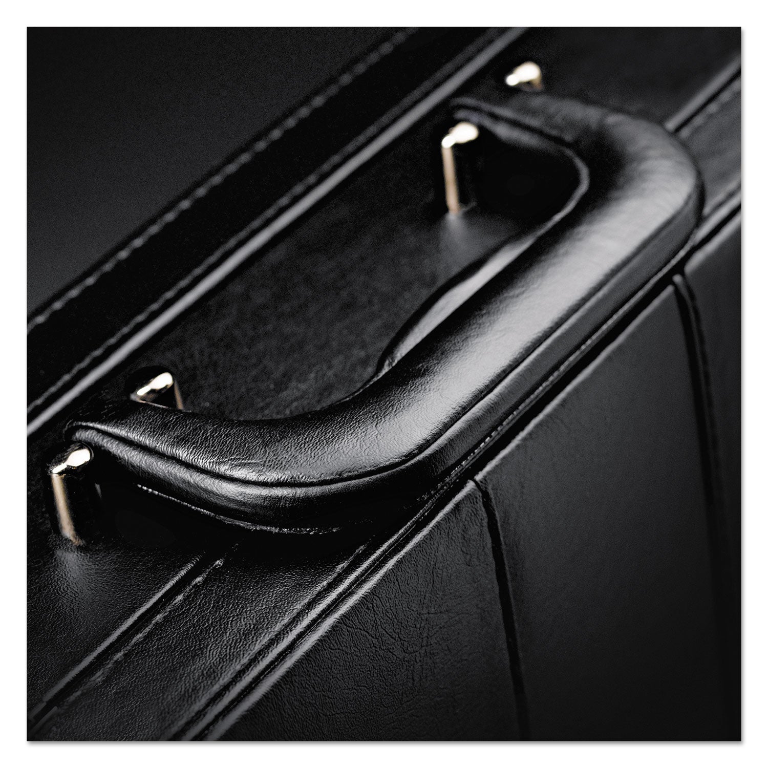 Classic Attache, Vinyl, 12.5 x 4 x 17.5, Black - 