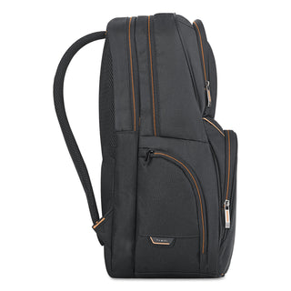 Urban Backpack, Fits Devices Up to 17.3", Polyester, 12.5 x 8.5 x 18.5, Black - 