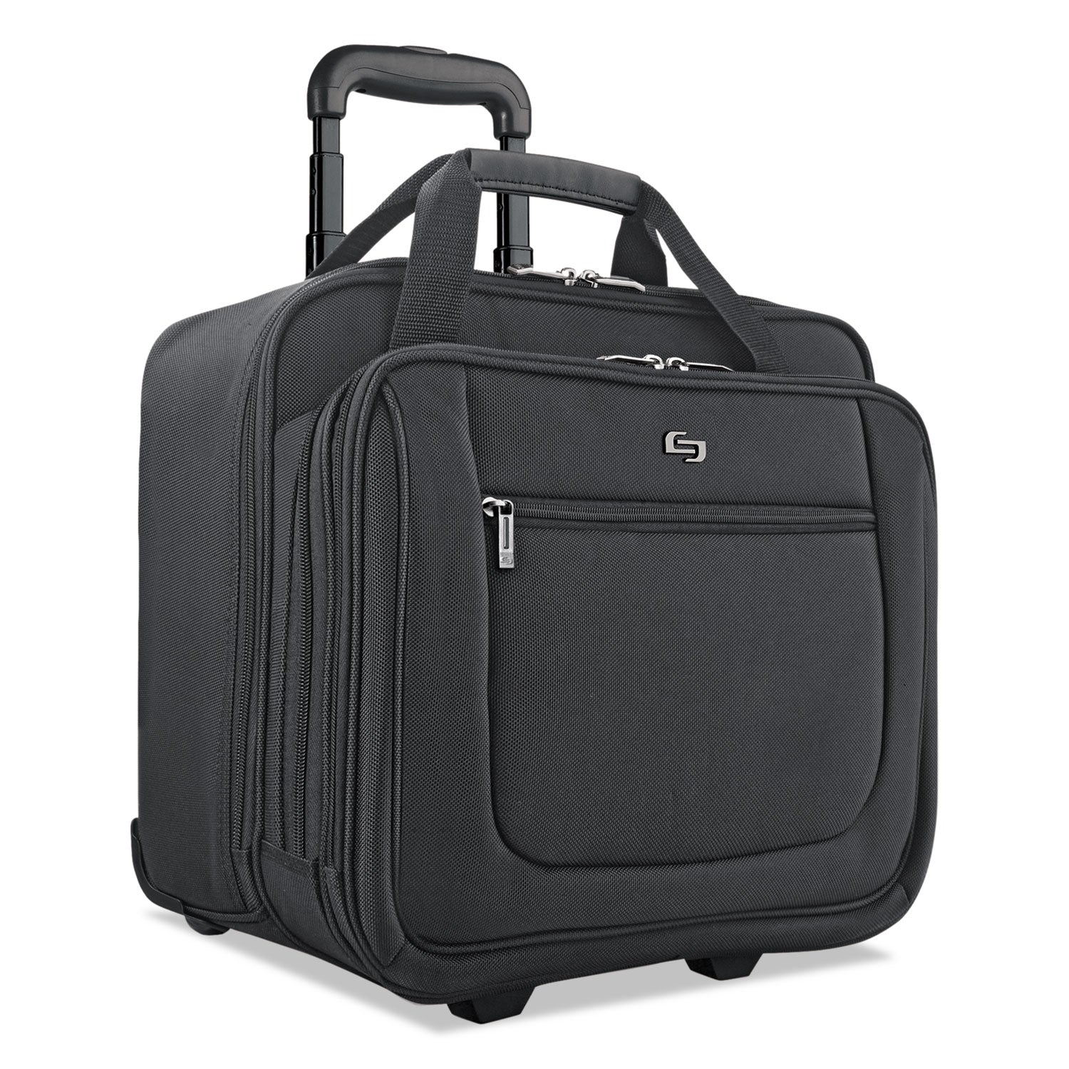 Classic Rolling Case, Fits Devices Up to 17.3", Polyester, 17.5 x 9 x 14, Black - 