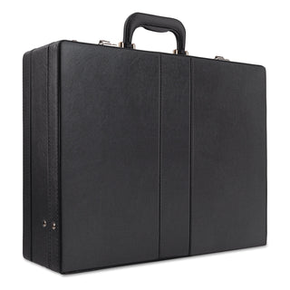 Classic Attache, Vinyl, 12.5 x 4 x 17.5, Black - 