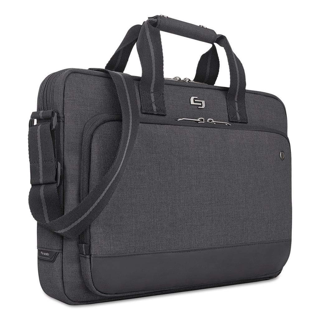 Urban Slimbrief, Fits Devices Up to 15.6", Polyester, 16" x 3" x 11.5", Gray - 
