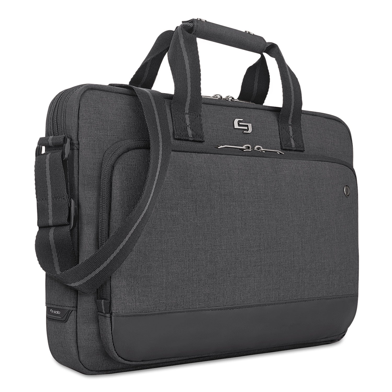 Urban Slimbrief, Fits Devices Up to 15.6", Polyester, 16" x 3" x 11.5", Gray - 
