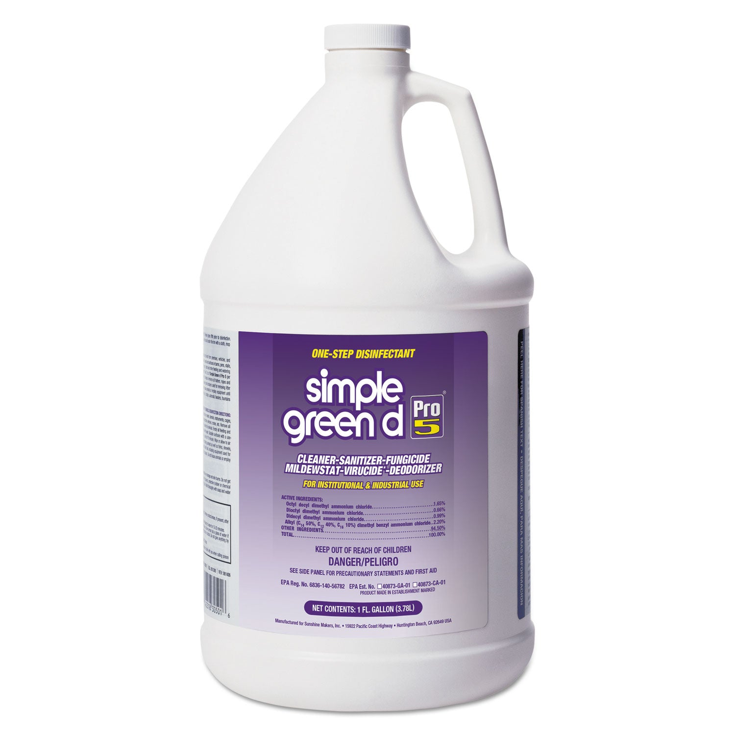 d-pro-5-disinfectant-1-gal-bottle-4-carton_smp30501ct - 1