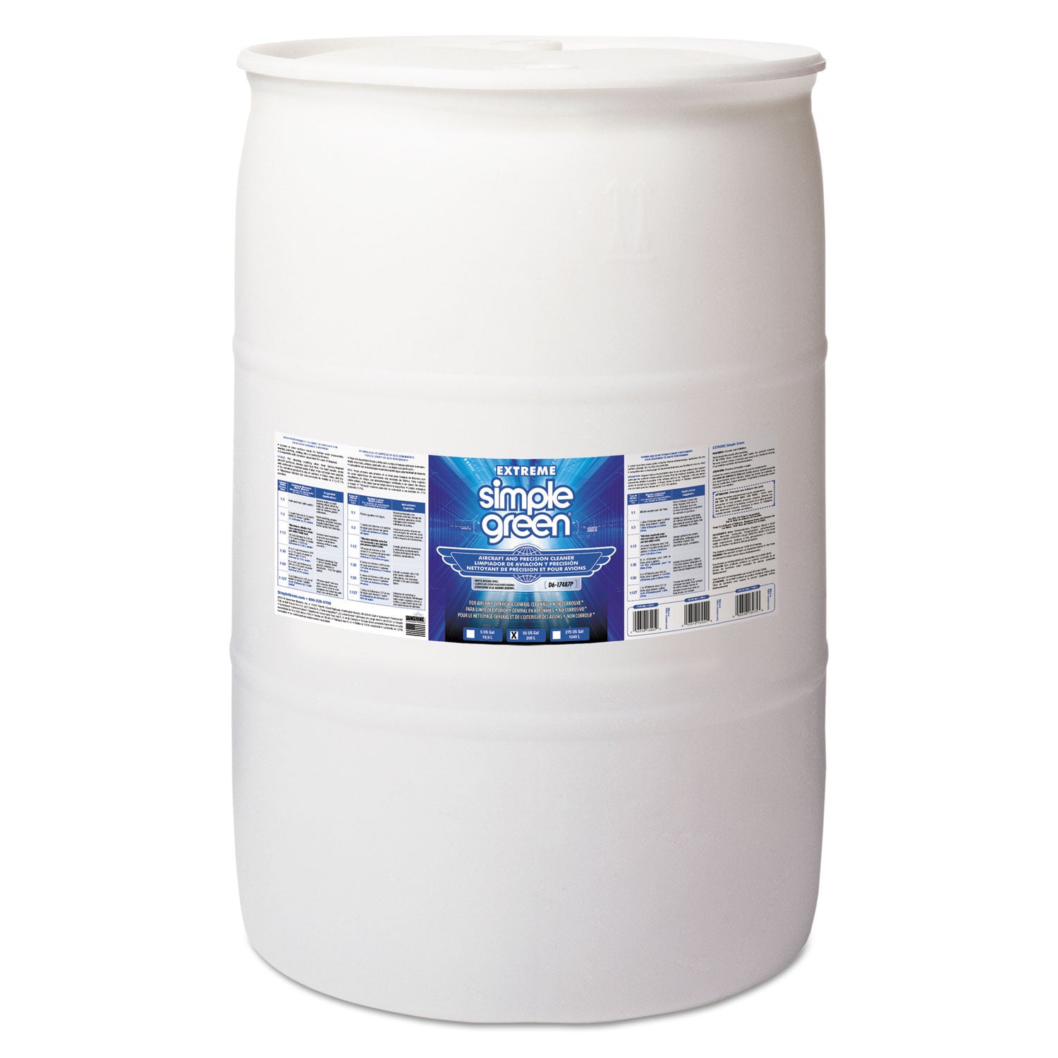 extreme-aircraft-and-precision-equipment-cleaner-neutral-scent-55-gal-drum_smp13455 - 1