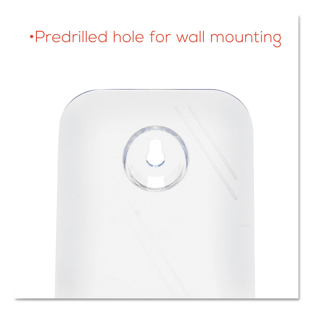 DocuHolder for Countertop/Wall-Mount, Leaflet Size, 4.25w x 3.25d x 7.75h, Clear - 