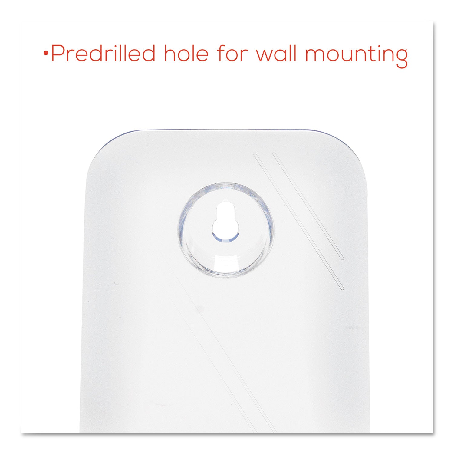DocuHolder for Countertop/Wall-Mount, Leaflet Size, 4.25w x 3.25d x 7.75h, Clear