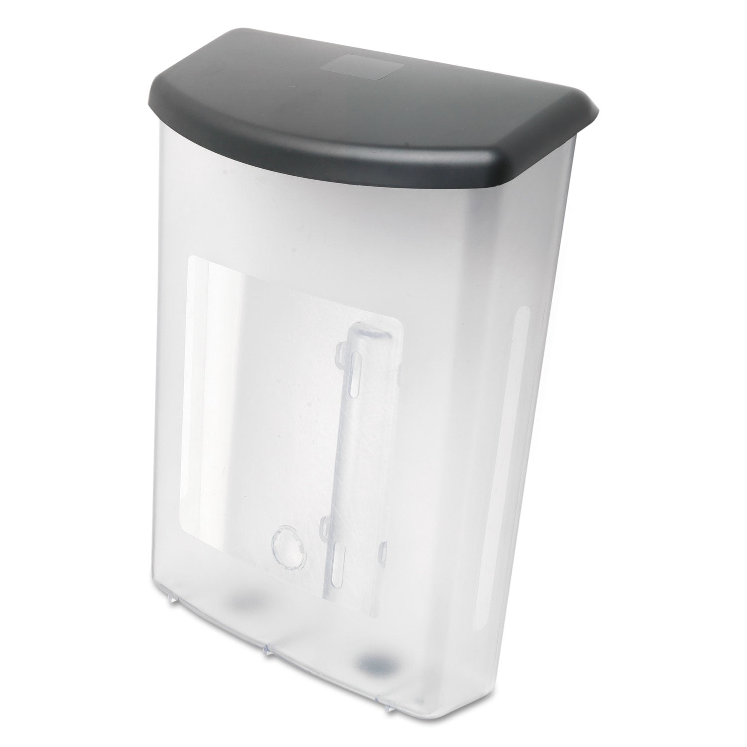 Outdoor Literature Box, 10w x 4.5d x 13.13h, Clear/Black - 