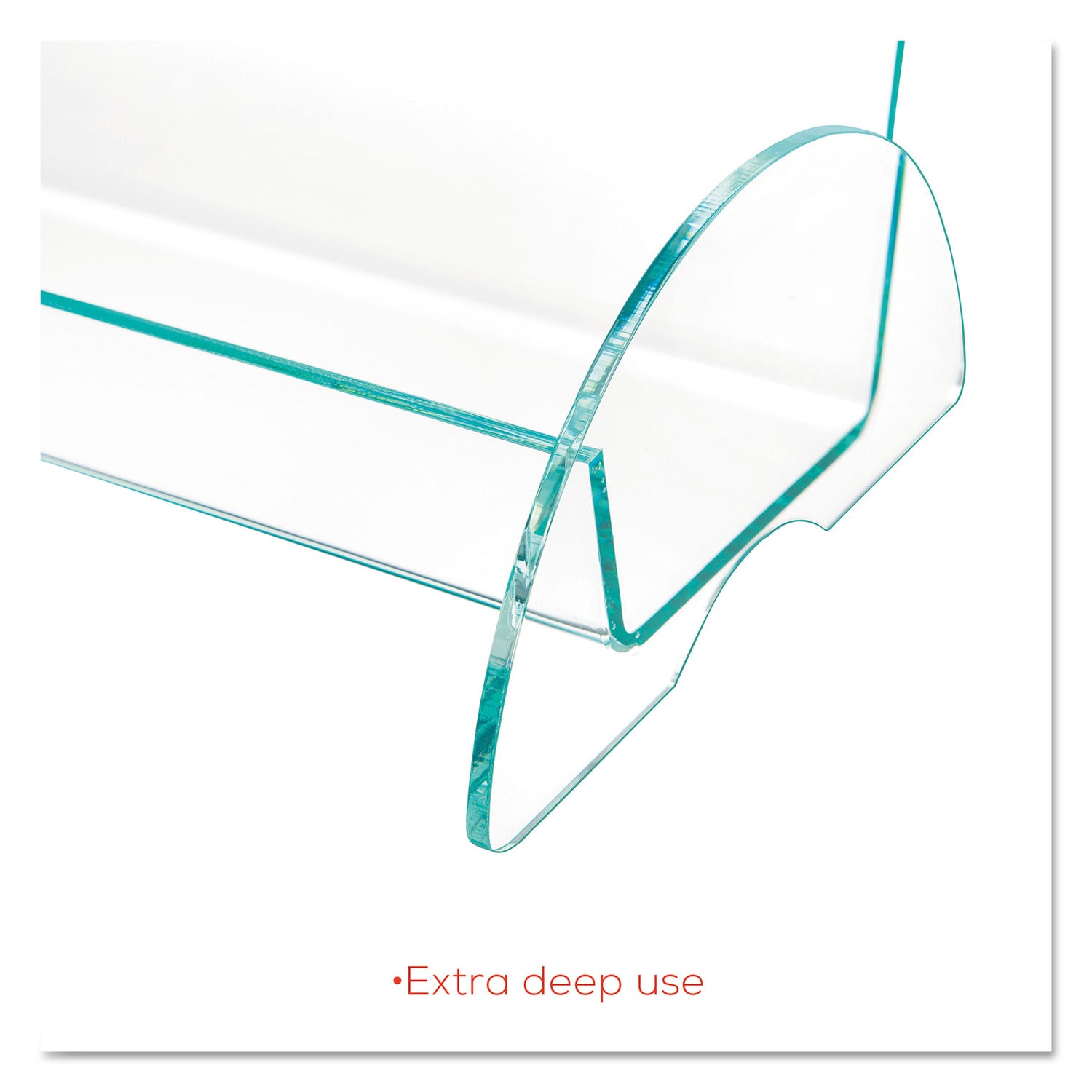 Euro-Style DocuHolder, Leaflet Size, 4.5w x 4.5d x 7.88h, Green Tinted - 