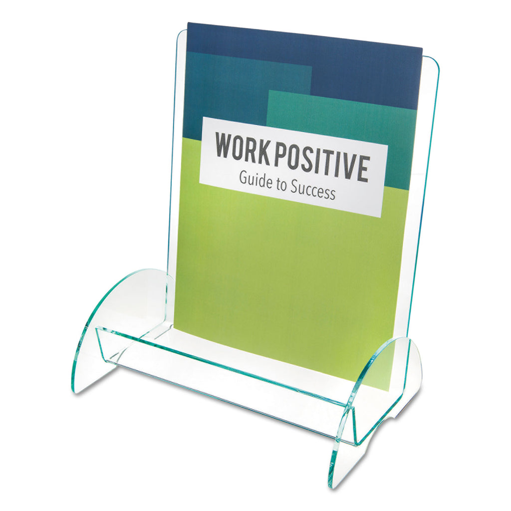 Euro-Style DocuHolder, Magazine Size, 9.81w x 6.31d x11h, Green Tinted - 