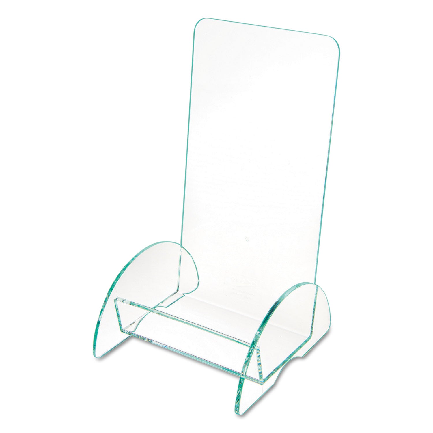 Euro-Style DocuHolder, Leaflet Size, 4.5w x 4.5d x 7.88h, Green Tinted - 
