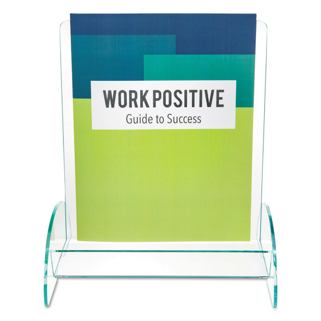 Euro-Style DocuHolder, Magazine Size, 9.81w x 6.31d x11h, Green Tinted - 