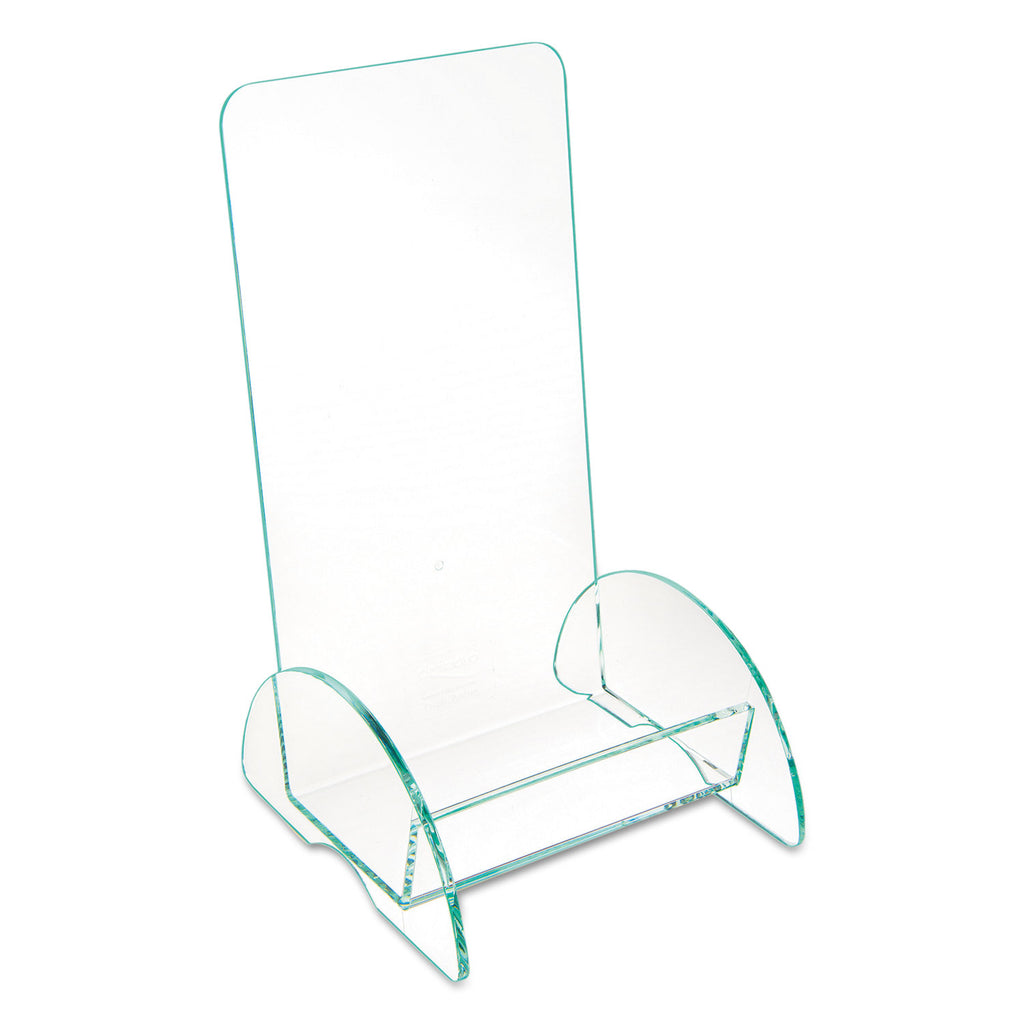 Euro-Style DocuHolder, Leaflet Size, 4.5w x 4.5d x 7.88h, Green Tinted - 