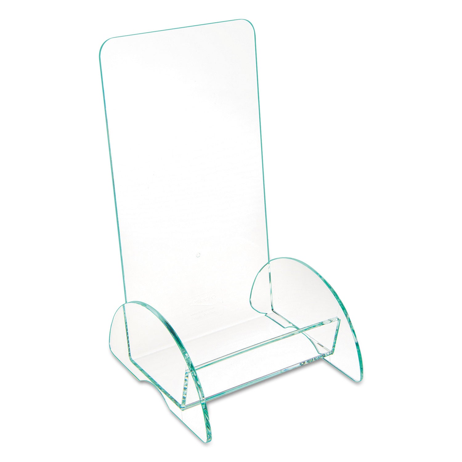 Euro-Style DocuHolder, Leaflet Size, 4.5w x 4.5d x 7.88h, Green Tinted - 