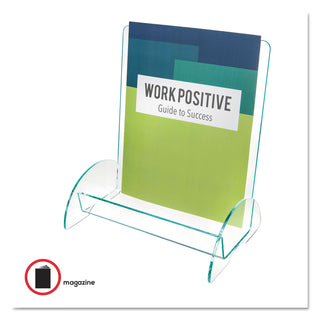 Euro-Style DocuHolder, Magazine Size, 9.81w x 6.31d x11h, Green Tinted - 