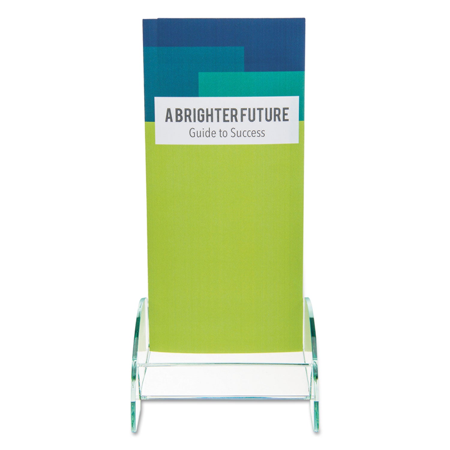 Euro-Style DocuHolder, Leaflet Size, 4.5w x 4.5d x 7.88h, Green Tinted - 