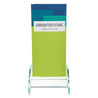 Euro-Style DocuHolder, Leaflet Size, 4.5w x 4.5d x 7.88h, Green Tinted - 