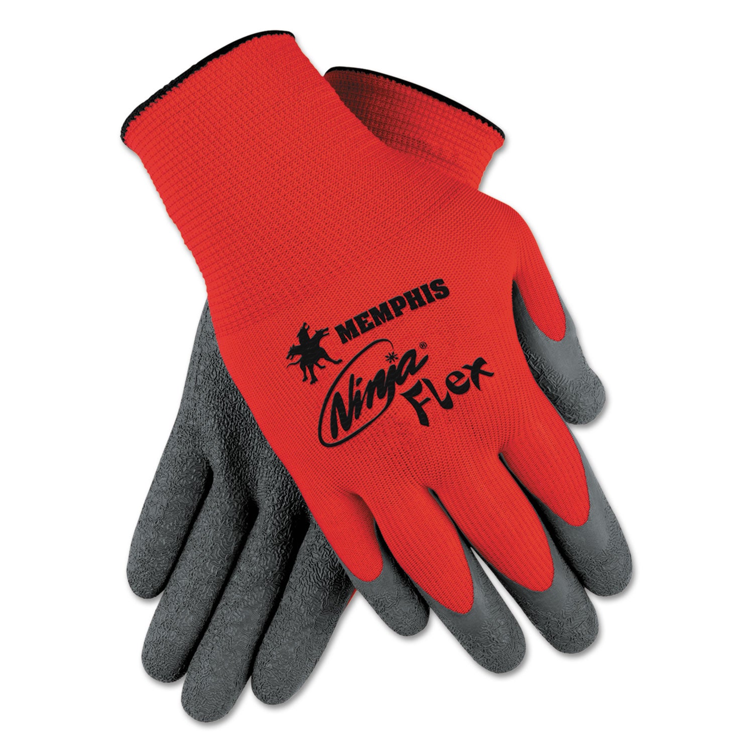 ninja-flex-latex-coated-palm-gloves-n9680l-large-red-gray-dozen_crwn9680l - 1
