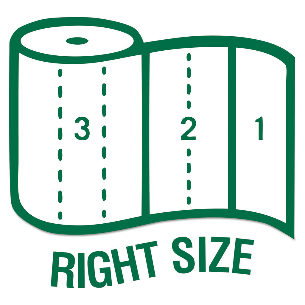 100% Recycled Paper Kitchen Towel Rolls, 2-Ply, 11 x 5.4, 140 Sheets/Roll, 24 Rolls/Carton