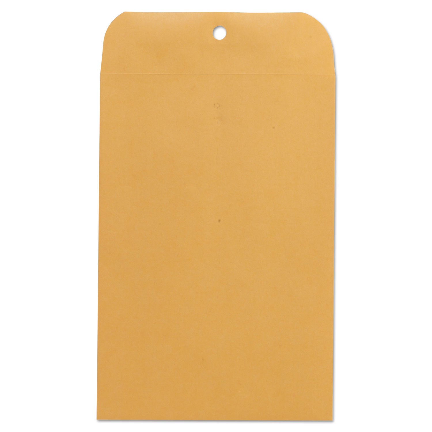 Kraft Clasp Envelope, #63, Square Flap, Clasp/Gummed Closure, 6.5 x 9.5, Brown Kraft, 100/Box - 