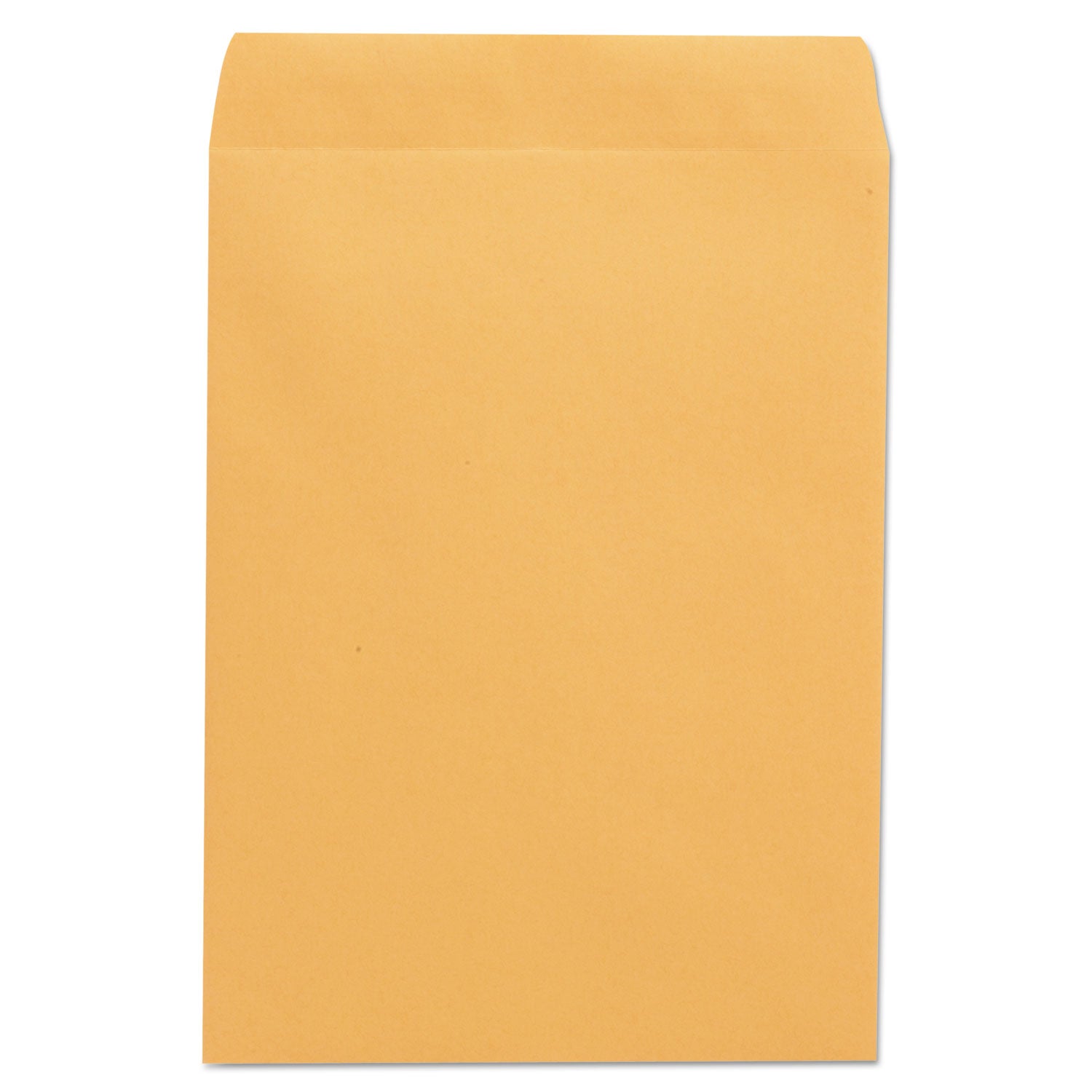 Catalog Envelope, 24 lb Bond Weight Paper, #10 1/2, Square Flap, Gummed Closure, 9 x 12, Brown Kraft, 250/Box - 