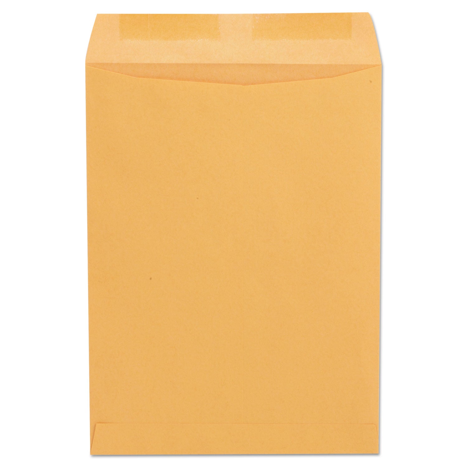 Catalog Envelope, 24 lb Bond Weight Paper, #10 1/2, Square Flap, Gummed Closure, 9 x 12, Brown Kraft, 250/Box - 