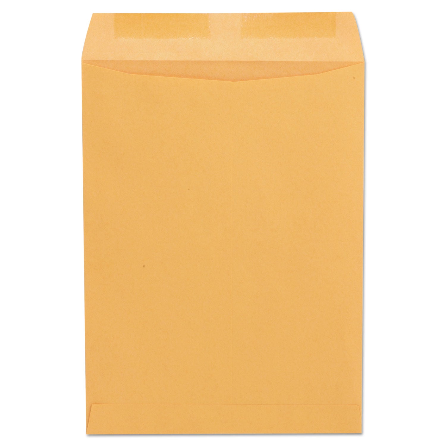 Catalog Envelope, 24 lb Bond Weight Paper, #10 1/2, Square Flap, Gummed Closure, 9 x 12, Brown Kraft, 250/Box - 