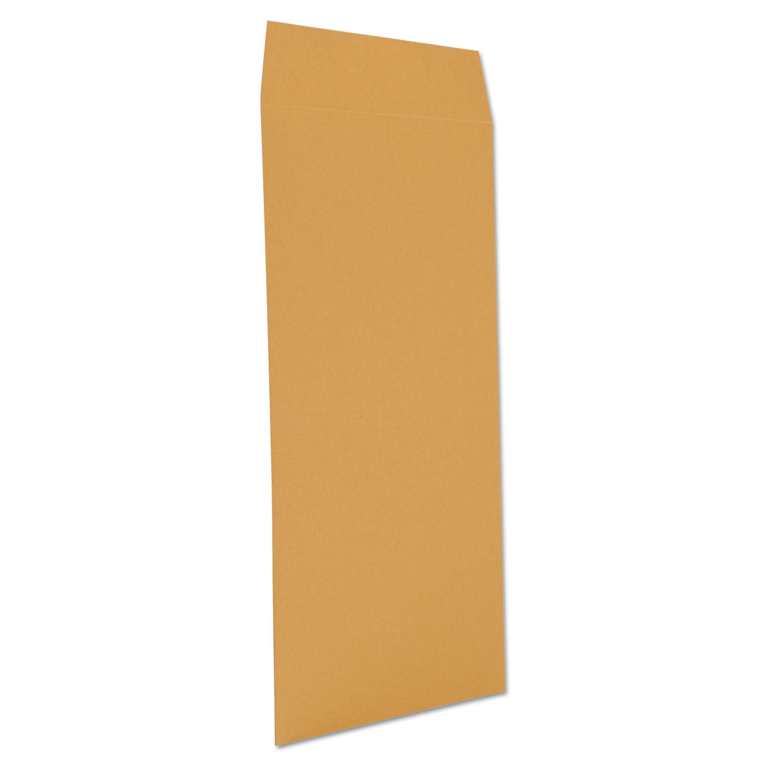 Catalog Envelope, 24 lb Bond Weight Paper, #10 1/2, Square Flap, Gummed Closure, 9 x 12, Brown Kraft, 250/Box - 