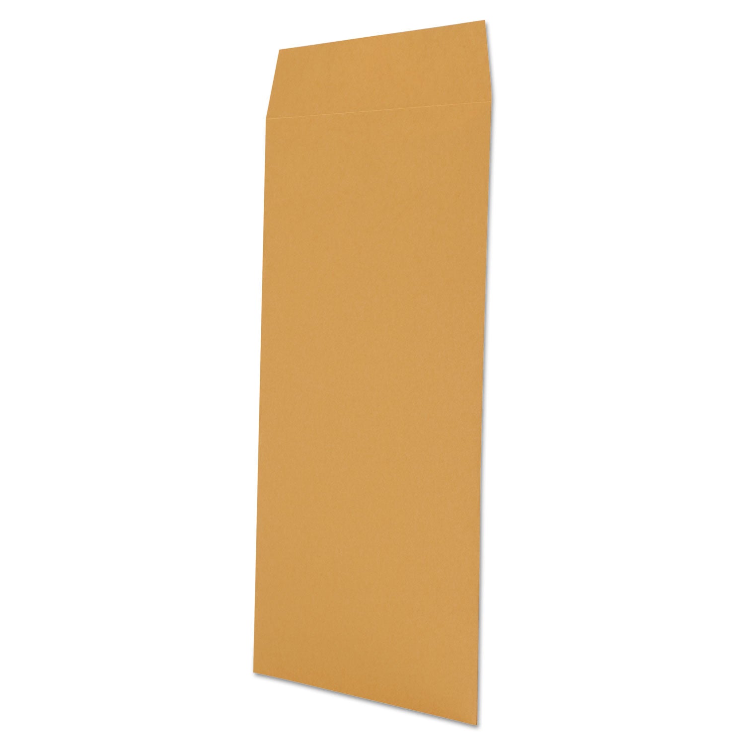 Catalog Envelope, 24 lb Bond Weight Paper, #10 1/2, Square Flap, Gummed Closure, 9 x 12, Brown Kraft, 250/Box - 
