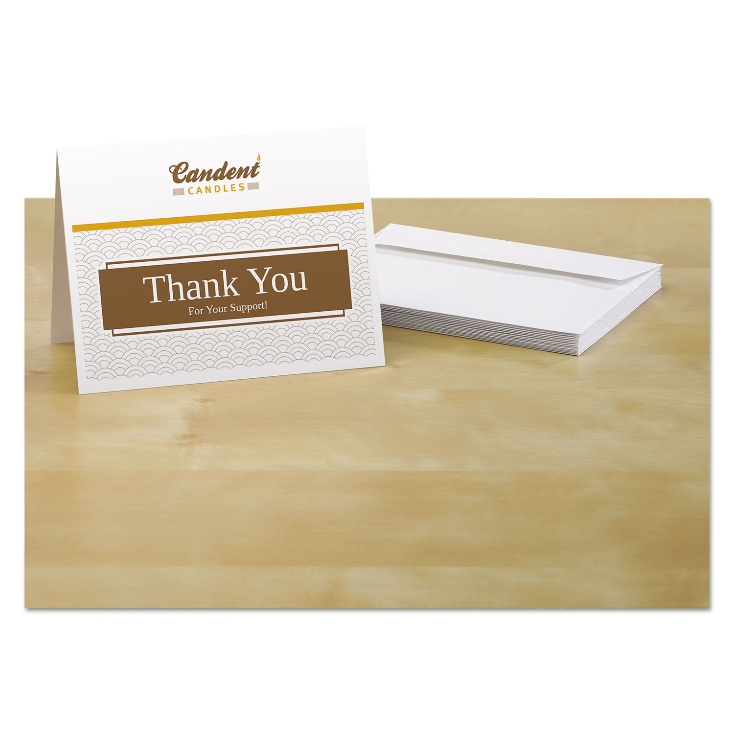 Note Cards with Matching Envelopes, Inkjet, 85 lb, 4.25 x 5.5, Matte White, 60 Cards, 2 Cards/Sheet, 30 Sheets/Pack - 