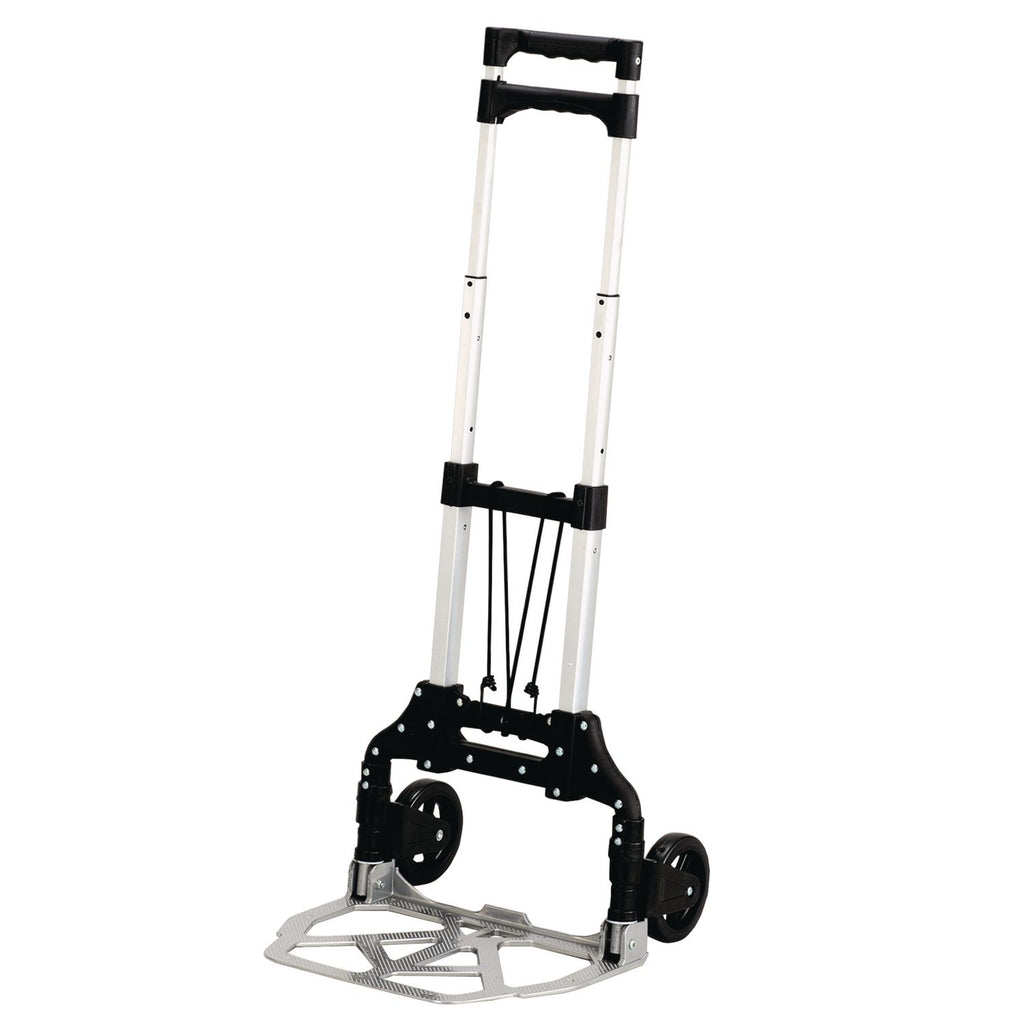 Stow and Go Cart, 110 lb Capacity, 15.25 x 16 x 39, Aluminum