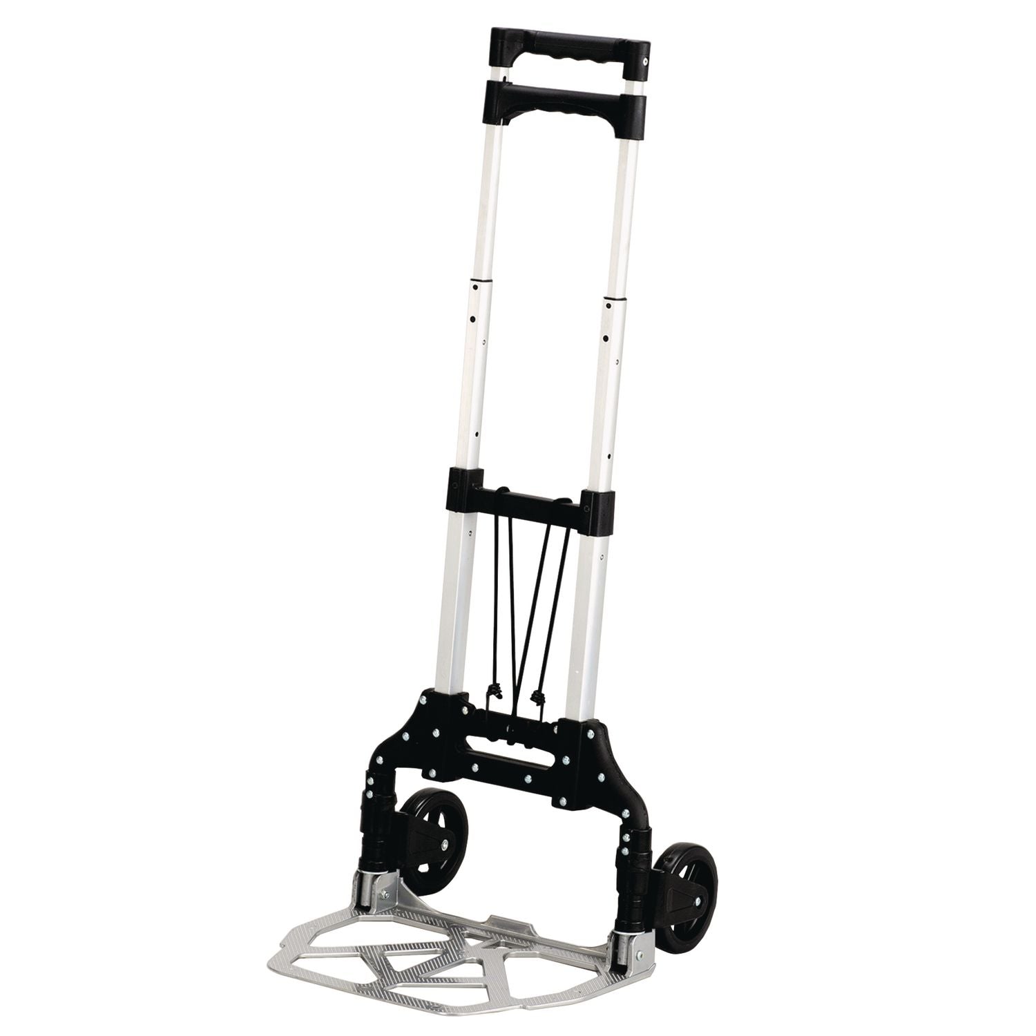 Stow and Go Cart, 110 lb Capacity, 15.25 x 16 x 39, Aluminum