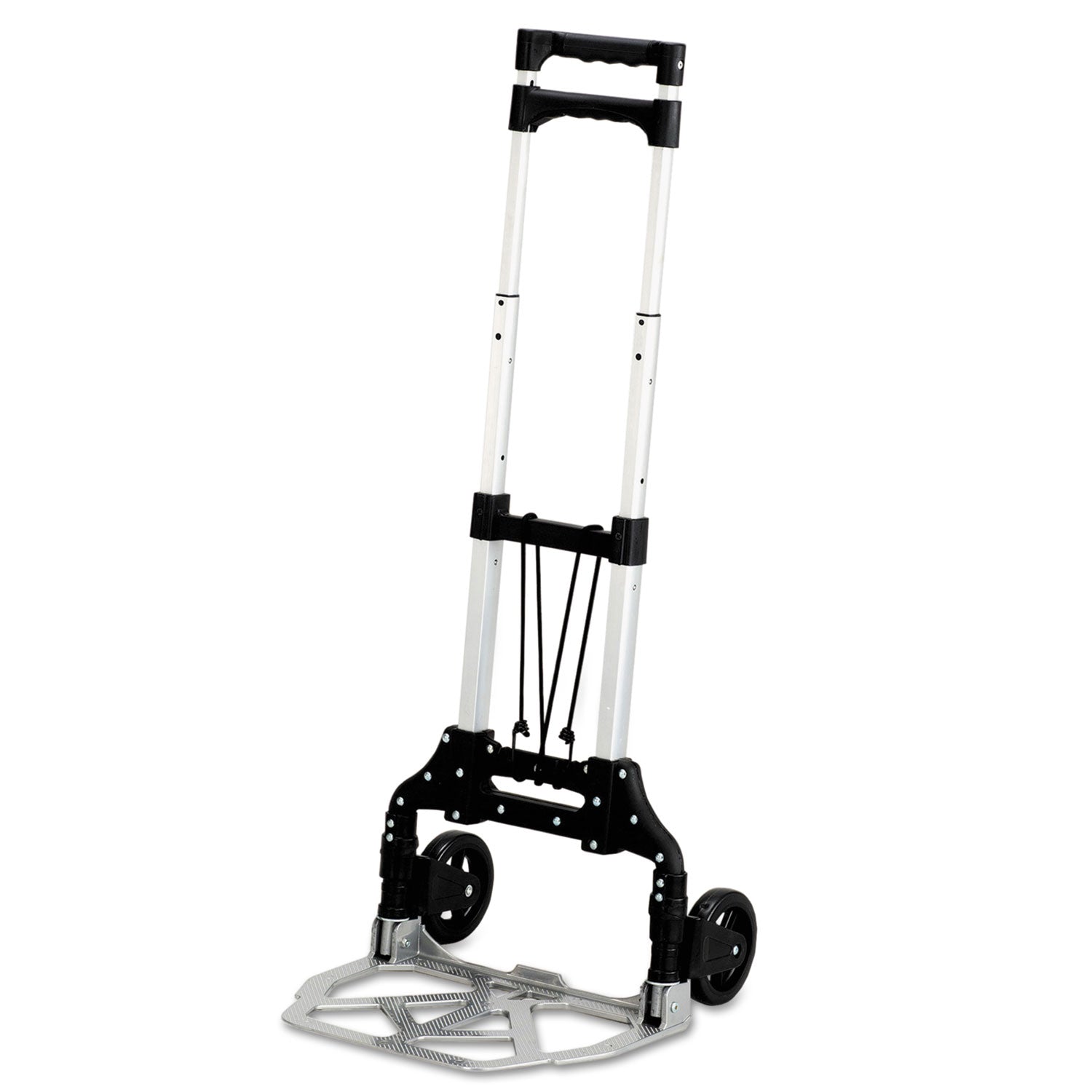 Stow and Go Cart, 110 lb Capacity, 15.25 x 16 x 39, Aluminum - 