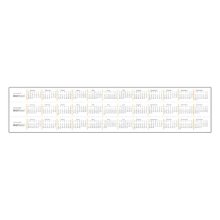 WallMates Self-Adhesive Dry Erase Monthly Planning Surfaces, 24 x 18, White/Gray/Orange Sheets, Undated