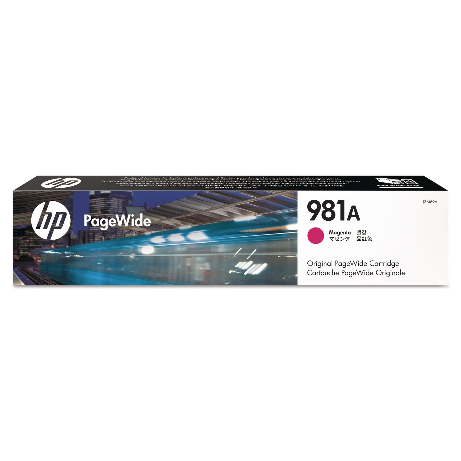HP 981A, (J3M69A) Magenta Original PageWide Cartridge