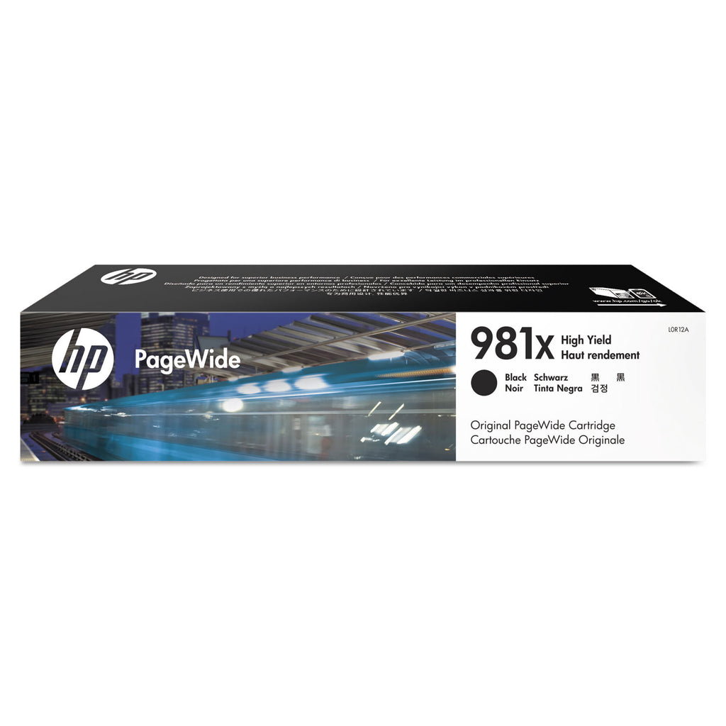 HP 981X, (L0R12A) High-Yield Black Original PageWide Cartridge