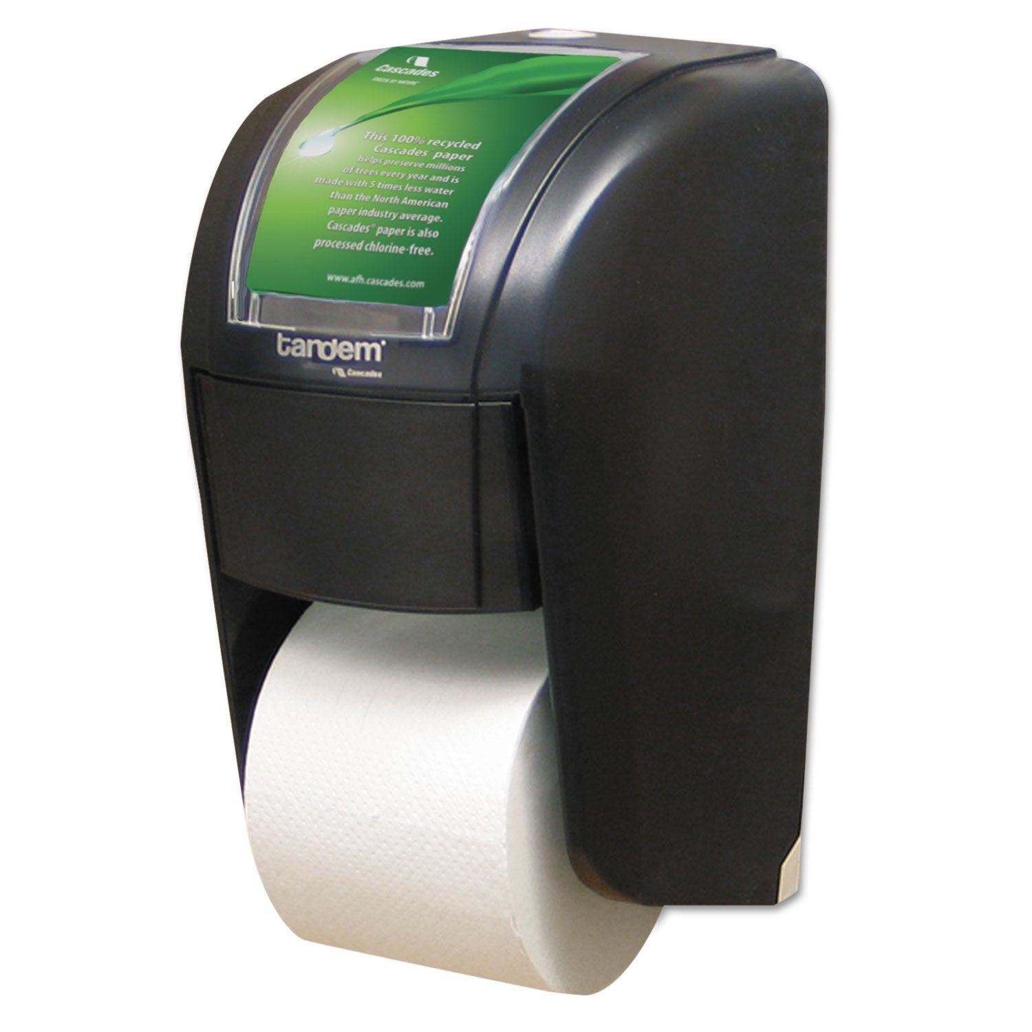 tandem-high-capacity-bath-tissue-dispenser-69-x-69-x-123-smoked-gray_csdc270 - 1