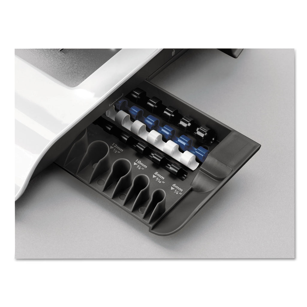Star+ 150 Manual Comb Binding Machine, 150 Sheets, 17.69 x 9.81 x 3.13, White