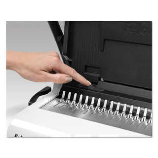 Star+ 150 Manual Comb Binding Machine, 150 Sheets, 17.69 x 9.81 x 3.13, White