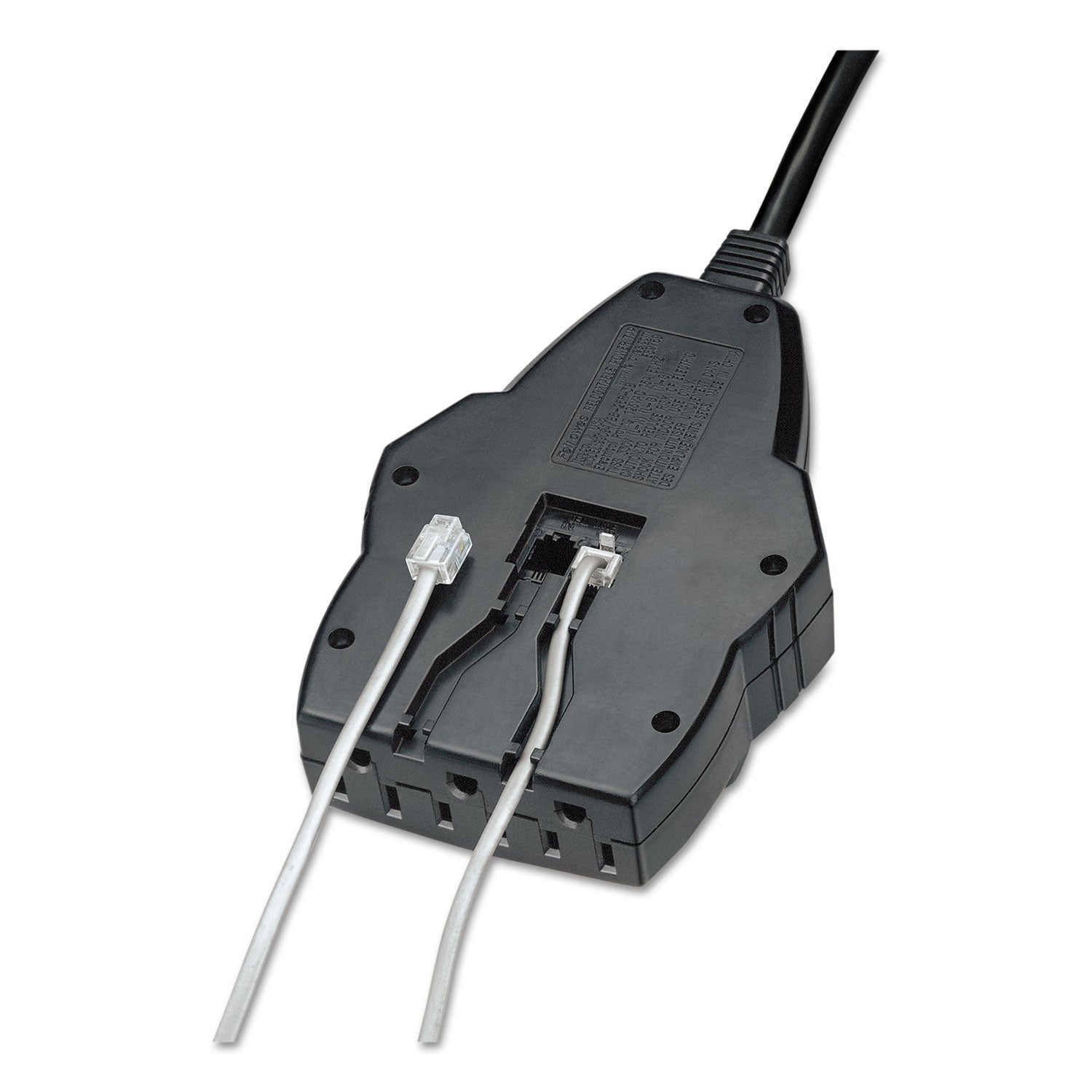 Mighty 8 Surge Protector, 8 AC Outlets, 6 ft Cord, 1,460 J, Black - 