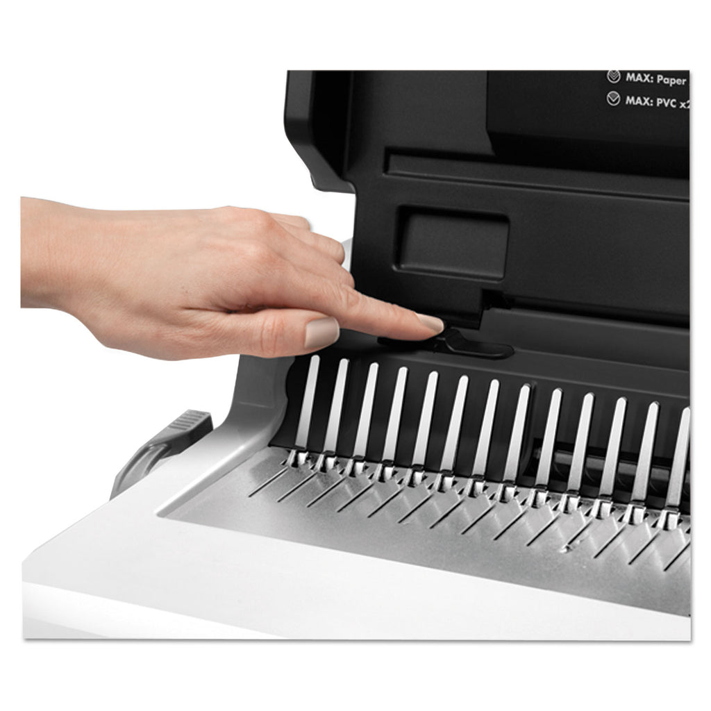 Pulsar Electric Comb Binding System, 300 Sheets, 17 x 15.38 x 5.13, White