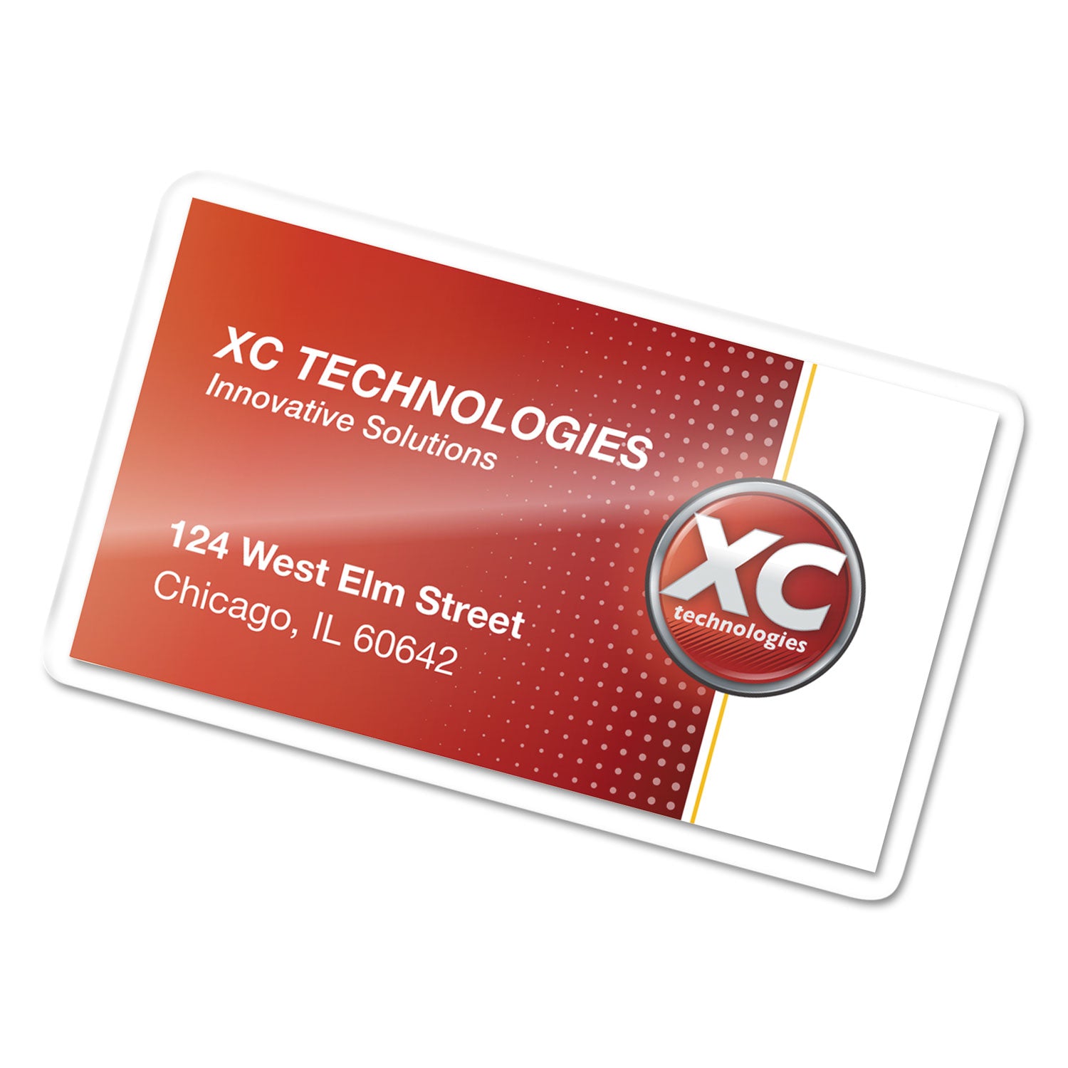 Laminating Pouches, 5 mil, 4.25" x 2.5", Gloss Clear, 25/Pack - 