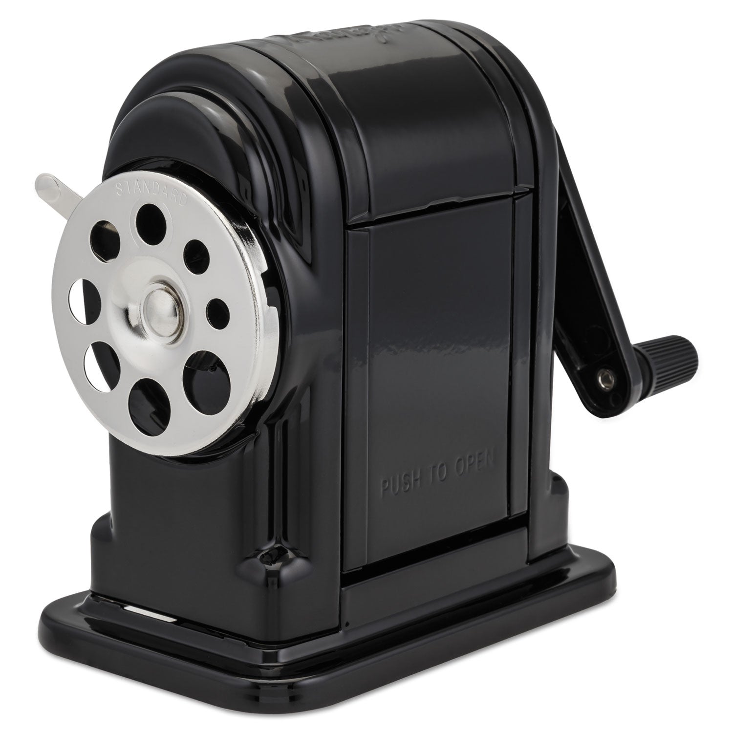 Ranger 55 Classroom Manual Pencil Sharpener, Manually-Powered, 3.25 x 6 x 5.5, Black - 