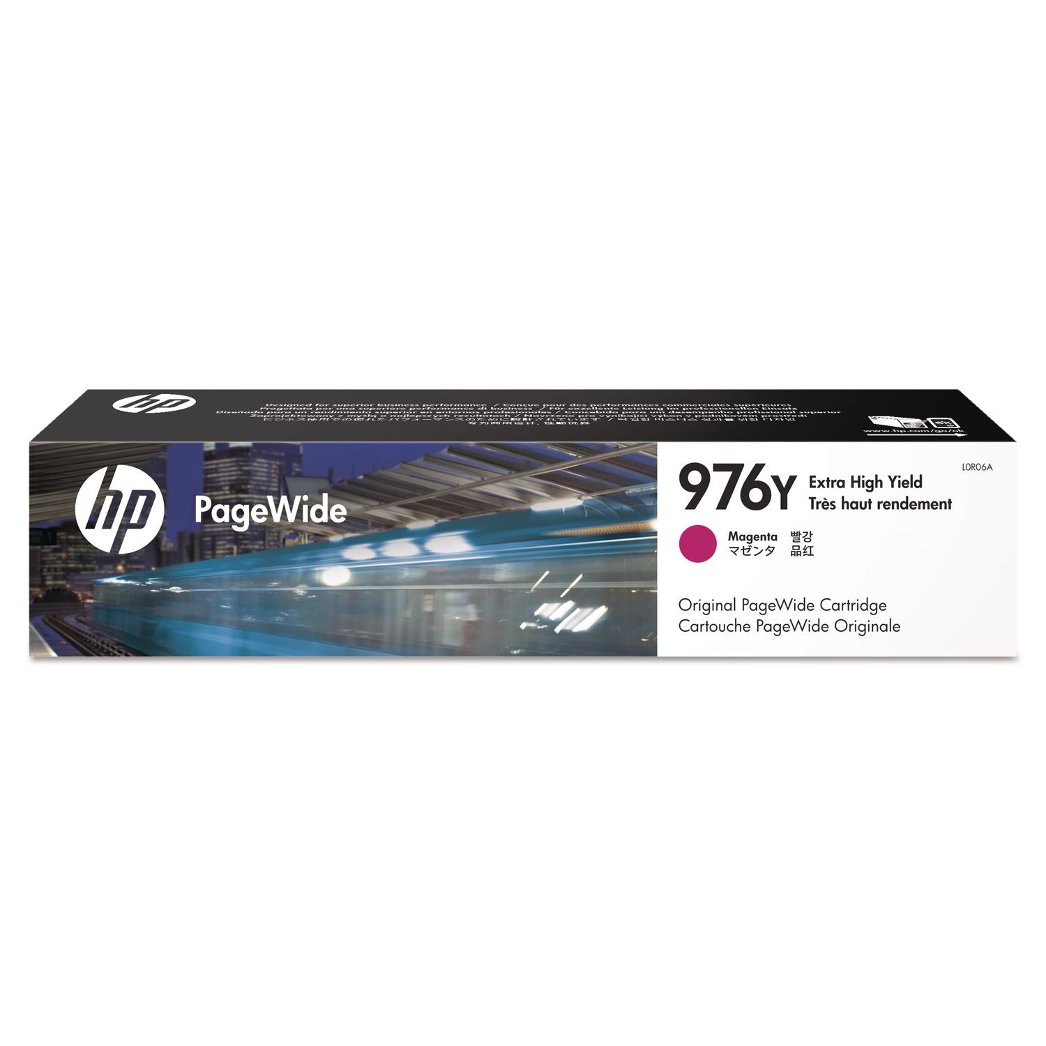 HP 976Y, (L0R06A) Extra High-Yield Magenta Original PageWide Cartridge