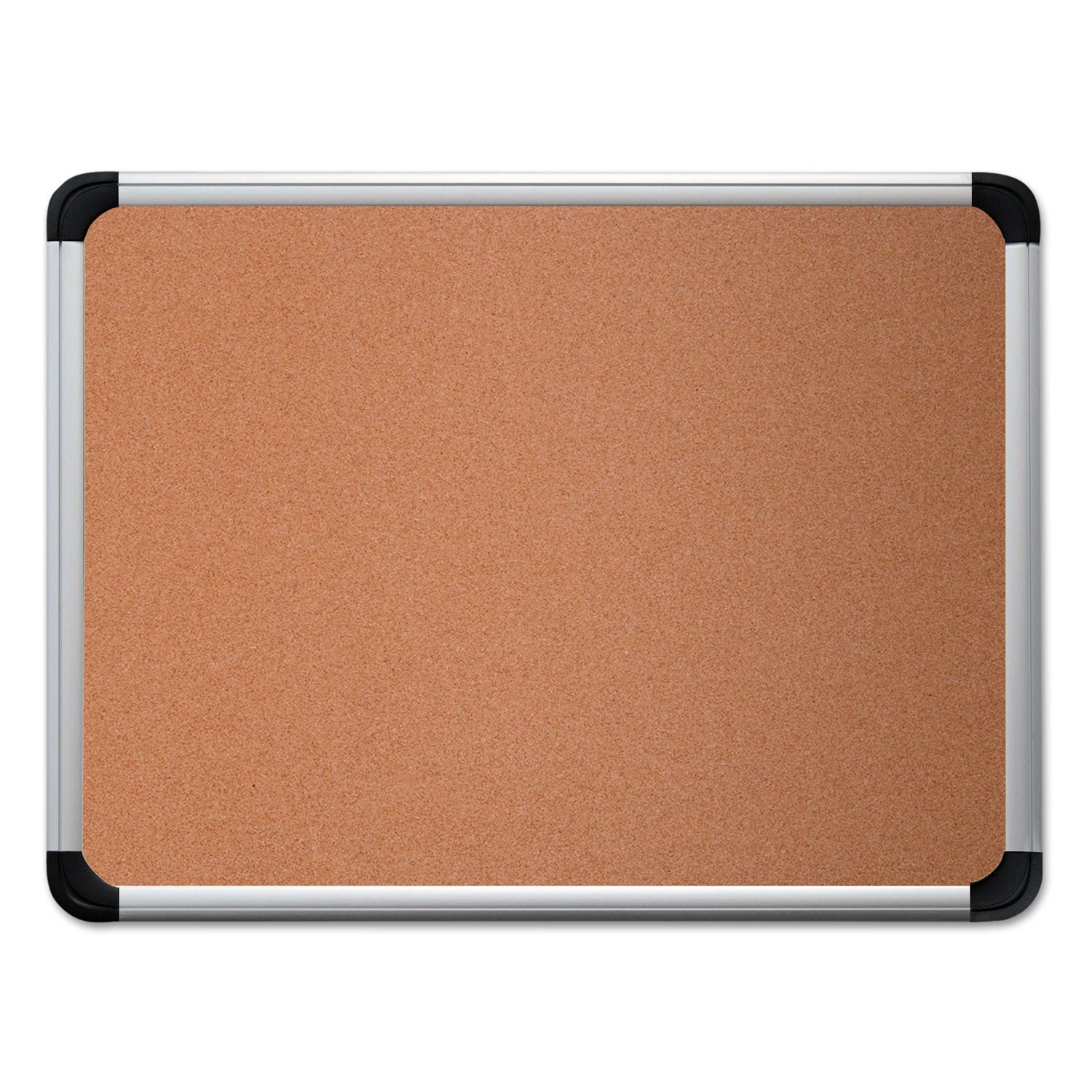 Cork Board with Aluminum Frame, 36 x 24, Tan Surface - 