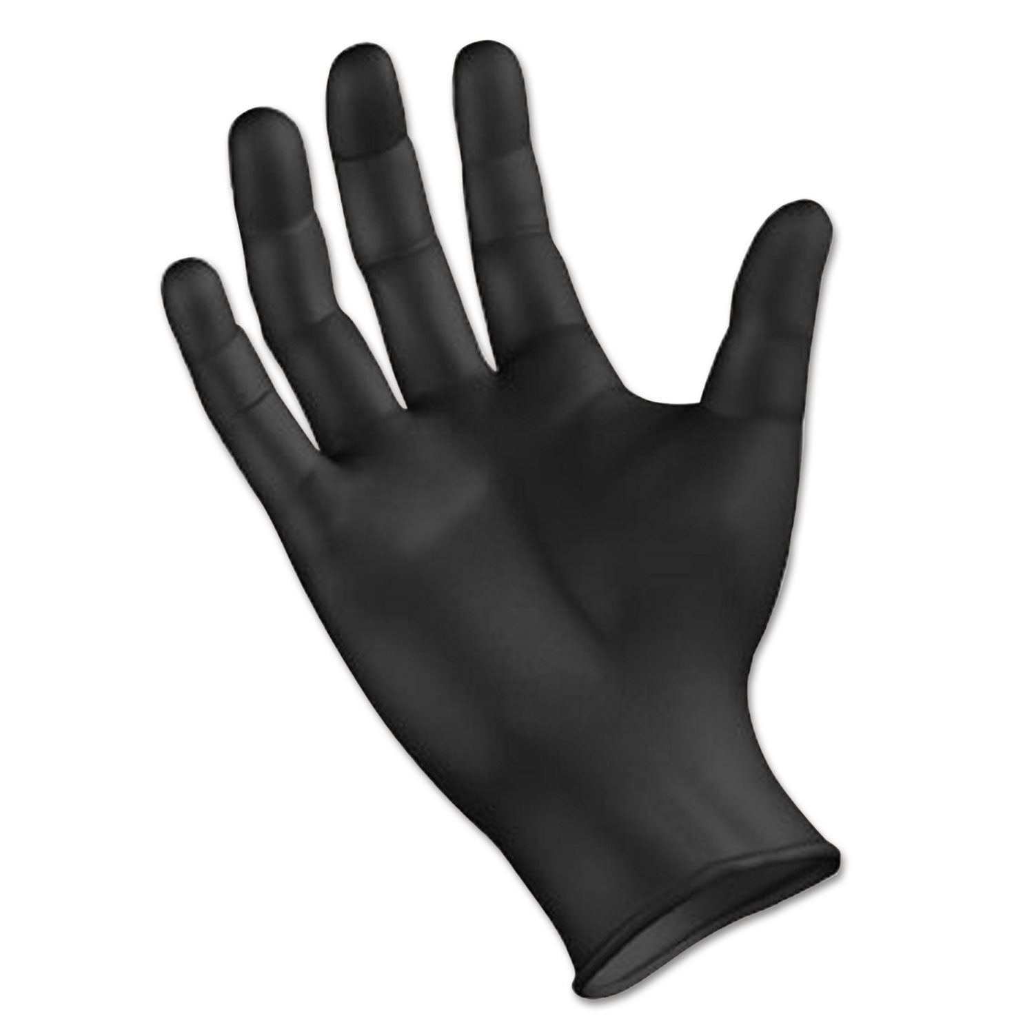 disposable-general-purpose-powder-free-nitrile-gloves-medium-black-44-mil-100-box_bwk396mbxa - 1