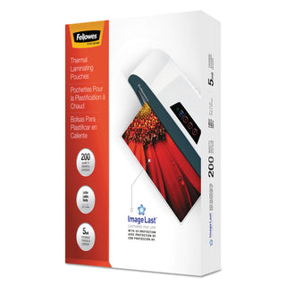 ImageLast Laminating Pouches with UV Protection, 5 mil, 9" x 11.5", Clear, 200/Pack - 