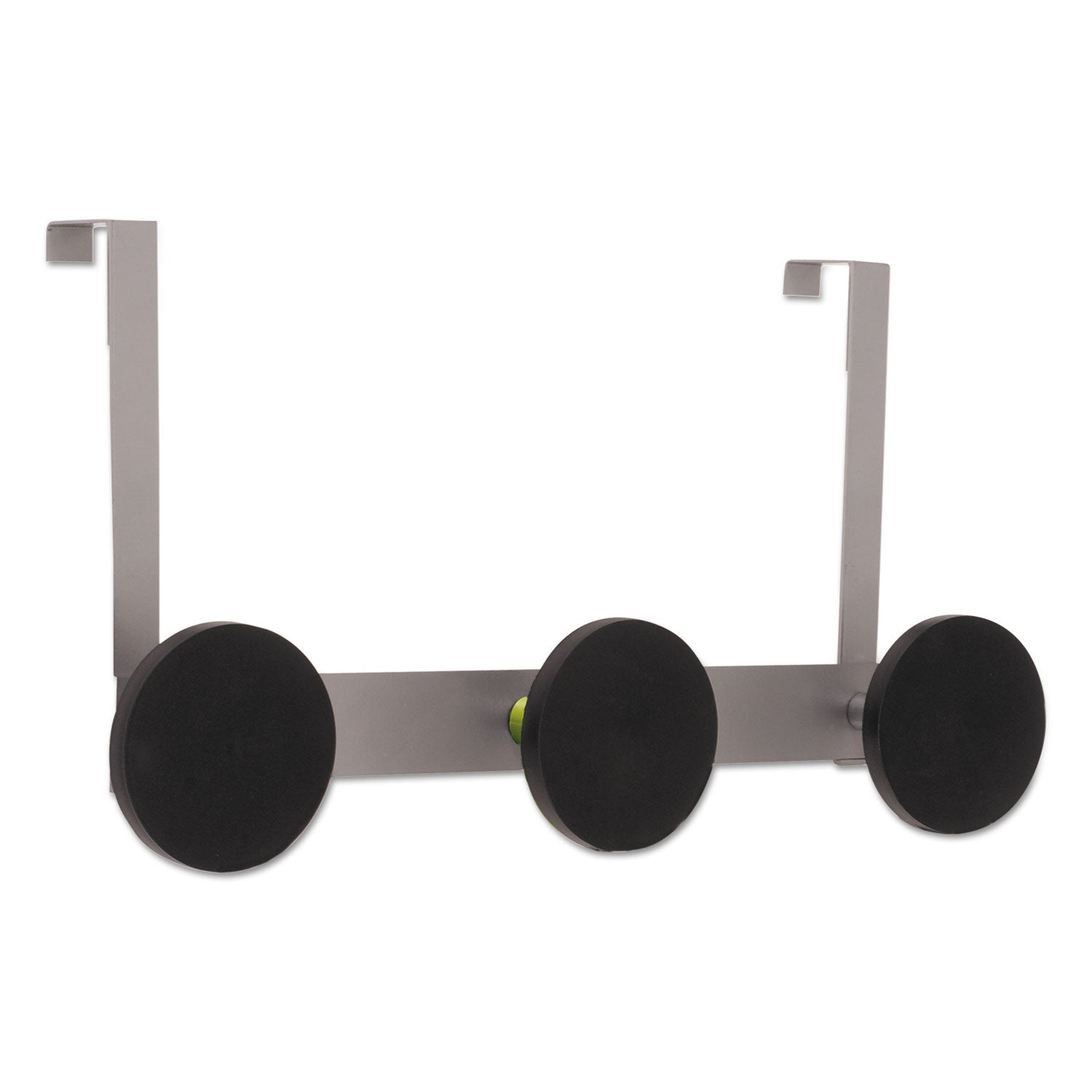over-the-door-coat-hook-metal-and-plastic-3-pegs-black-20-lb-capacity_abapms3p - 1